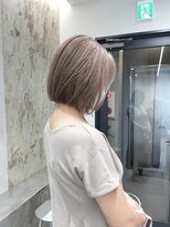 ソル 栄矢場町(SOL)&nbsp;レイヤーボブ/ミルクティーカラー/ミルクティーベージュ