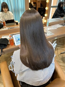 ロンド パルティール 大宮(Lond partir) 前髪カタログアンブレラカラーこなれミディウェーブパーマ大宮