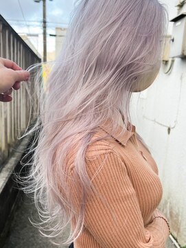 デビュー 沖縄泡瀬店(Debut) こなれミディ/イメチェン/前髪/アンブレラカラー/ウェーブパーマ