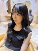  顔周り ボブ 韓国 レイヤー ダブルカラー 名駅 リタッチ 424