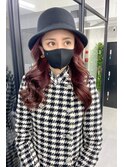 ～韓国くびれヘア　ピンクパープル～【Ria 大阪 梅田】