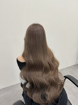 イオエ 岡本(ioe) レイヤーロング/ブリーチなしダブルカラー/髪質改善/神戸