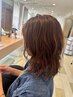 【カット＋潤いパーマ＋プレミアムカラー】　￥14500