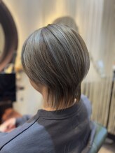 ルプス ヘアーアンドメイク(LUPUS HAIR&MAKE) メンズハイライト×シルバーブルー