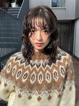 ローネス(LONESS) ウルフパーマ ロングウルフパーマ プードルパーマ