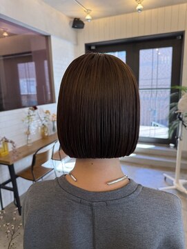 グッデイ ヘアー(GOOD DAY HAIR) 【GOOD  DAY  HAIR】ミディアム ボブ パーマ 似合わせカット