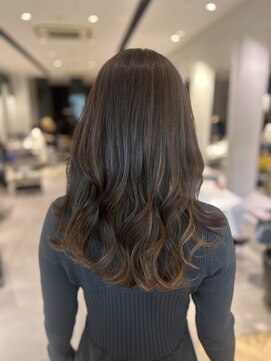 ステア ケース(stair case) ナチュラルインナーハイライト髪質改善トリートメント