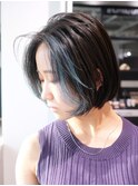 似合わせカット刈り上げボブメルティカラー_ba469153