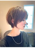 ☆静岡ショート×ナチュラルハイライト×似合わせカット☆