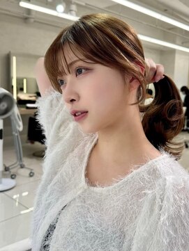 アッシュ 笹塚店(Ash) レイヤーロング/ヘルシースタイル/韓国ヘア/ベビーピンク/笹塚