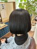 髪質改善☆ベースメイクストレート＆カット＆プレミアムカラー