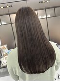 透明感カラー オリーブベージュ ニュアンスカラー