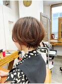 癖毛を活かした丸みショート(金子涼)