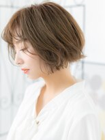 エイトサロン 八潮(8salon) 八潮/髪質改善/パールベージュ×ふんわりハッシュボブパーマ!l