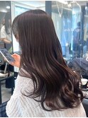 韓国風レイヤーカット顔まわりくびれオルチャン 心斎橋