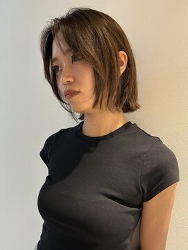 チル 福井駅前店(Chill) 福井レイヤーボブ顔まわり透明感カラー学生