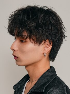 フィフス(fifth) 原宿シャドウパーマルーズパーマメンズカットシースルーマッシュ