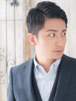 グルーミングサロン バーバー キャッスル 北浦和西口(Grooming salon Barber Castle)&nbsp;20代30代アップバング清潔感テーパーフェードカット七三分けZ