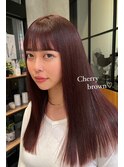 Cherry red brown