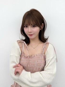 アマトウキョウスマートサロン(AMA TOKYO×Smart Salon) くびれレイヤー/顔まわりカット/レイヤーカット/小顔ヘア