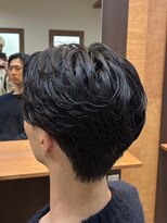 アトラクト バイ ラック 津田沼(Attract by LUCK) フェザーショート/津田沼/メンズパーマ/ハイトーン/ブリーチ