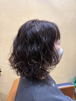 オッジ ヘアー ジャッロ(Oggi Hair giallo)&nbsp;ゆるふわミックスパーマ　3月