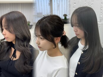 ベガ(vega)の写真/【レイヤーカットが得意!】[韓国風女神ヘア]のセット方法や時短方法もレクチャー◎巻いた時の小顔魅せも♪