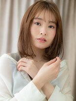 モッズヘア 越谷(mod's hair)&nbsp;透明感コーラルベージュブリーチなし小顔ボブディX越谷20代30代