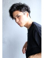 ブランニュー オーバー 難波店(Brandnew over)&nbsp;【Brandnew】メンズ＿ニュアンスパーマ ＿ハーフアップバング