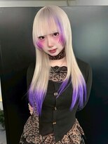 ヌル(Null) ブリーチデザインカラー/ケアブリーチカラー/レイヤー/ウルフ