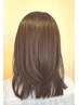カット+オーガニックカラー+炭酸泉ケア(3分)　￥11550