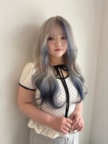 リエンスオーラ(RIENS aura)&nbsp;【RIENS aura】巻くと青がのぞくシルバー