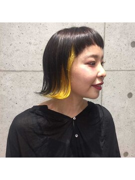 ヘアサロン ドットプラス 町田店(dot. plus) サロンワーク×イルミナカラー×イエロー[町田］