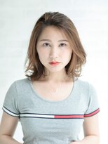 アフロディーテ 銀座(APHRODITE GINZA)&nbsp;黒髪/グレーベージュ/レイヤーロング/前髪パーマ/銀座