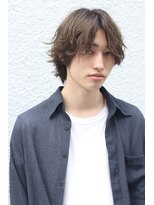 ブークル(boucle)&nbsp;無造作ミディアムウルフパーマ