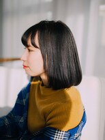 アカサ(A.casa)&nbsp;暗髪ワンカールボブ/20代/30代/40代/50代/西阿知/イオン倉敷