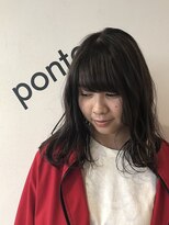 ポンテ 那珂川店(ponte)&nbsp;《透明感×ウェーブ×ハネ》