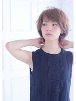 ヘアーズ ベリー 香里園店(hairs BERRY) BERRY_クールショート_オーガニック_ボブルフ_ピンクベージュ