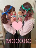 お揃いツインテール