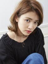 クローゼット 新宿(closet)&nbsp;外ハネボブ/ペールベージュ[髪質改善/ヘッドスパ白髪染め/新宿】