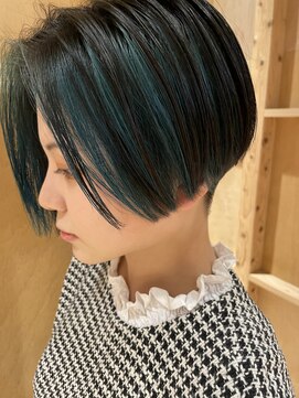 フンヌ フンヌ(funnufunnu) 【funnufunnu】ハンサムショートにスライシングカラー