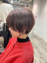 コワファーストナガサキシャンプーボーイ(COIFF1RST NAGASAKI SHAMPOO BOY)&nbsp;大人可愛い20代30代40代黒髪前下がりショートボブ丸みショート◎