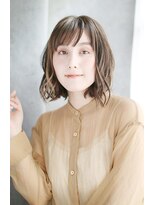 シュシュット(chouchoute)&nbsp;吉祥寺3分/透明感セクションカラー外ハネボブペールベージュ/022