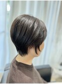 ハンサムショート30代40代50代大人可愛い大人ヘルシーこなれヘア