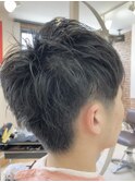 メンズマッシュレイヤー/ツーブロック/刈り上げ/アップバング