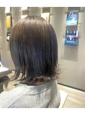 切りっぱなしボブ