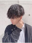 ツイストスパイラルパーマ　メンズカット　眉毛　名古屋