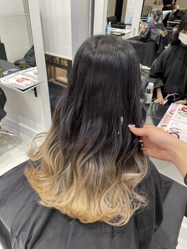 アライブ ハラジュク(ALIVE harajuku) 【ALIVE yu-ki 自然な繋がりのグラデーションカラー】