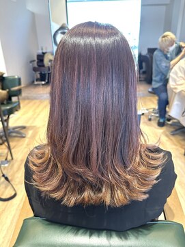 サラ(sarah) ピンクバレイヤージュ