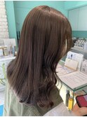 【mio】ブリーチなしでオリーブベージュ♪